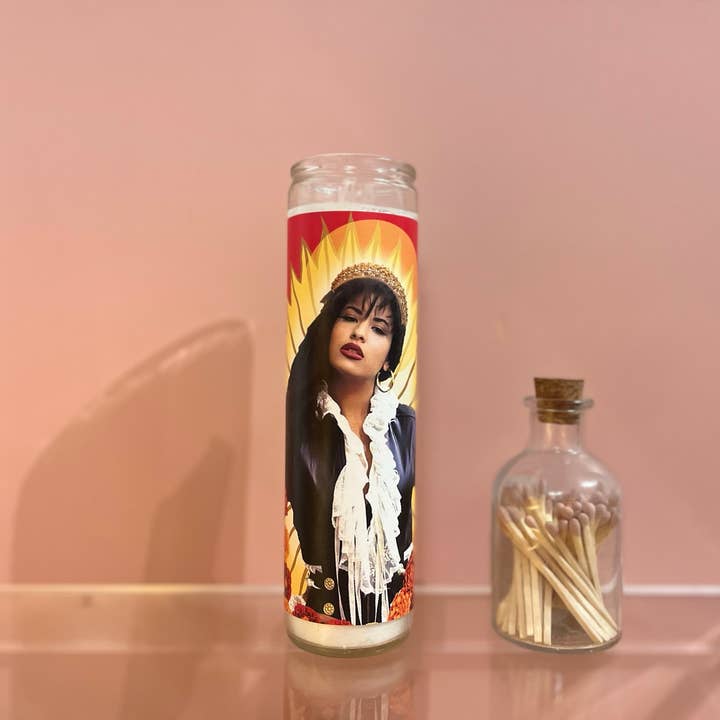 Flaming Feminist - Wholesale Votive Candle - Selena Quintanilla Perez0