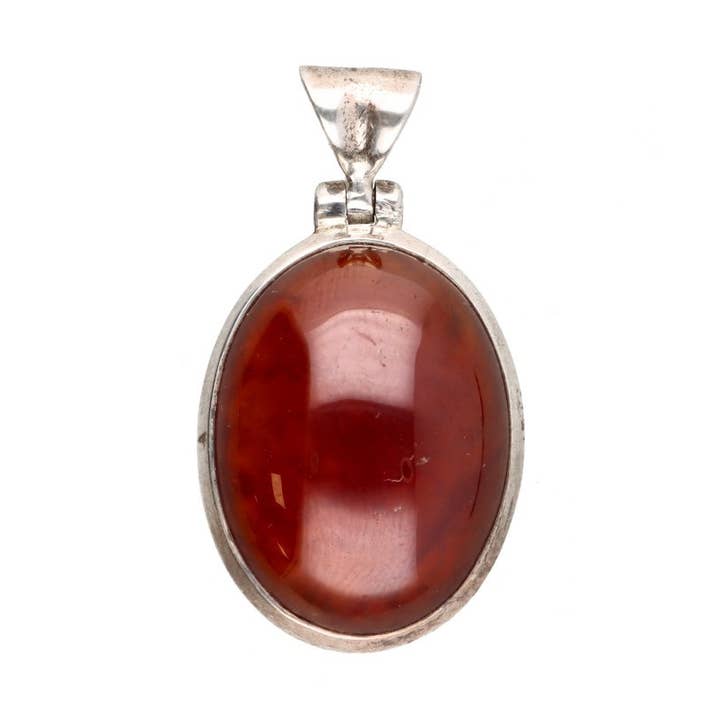 Random Garnet Pendant in 925 Sterling Silver for wholesale by Vives de la Cortada S.L