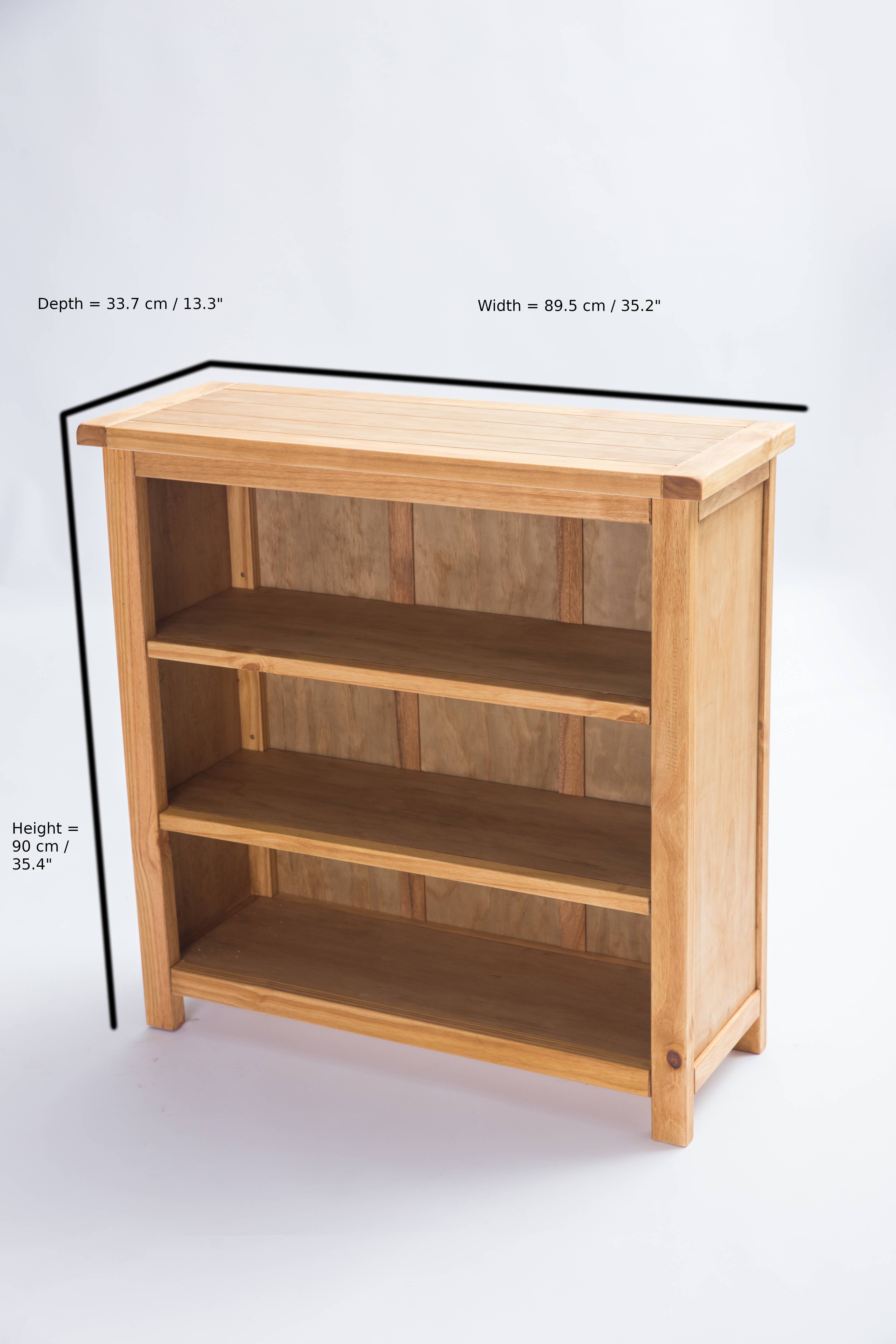 Greener Valley Trading - Wholesale Bookcase - Arise-Sun Solid Wood Low Bookshelf23