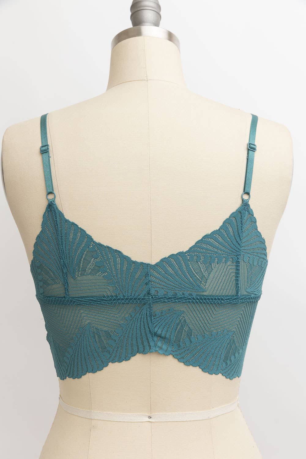 Leto Accessories - Wholesale Bralette - Women's - Butterfly Scallop Lace Bralette4
