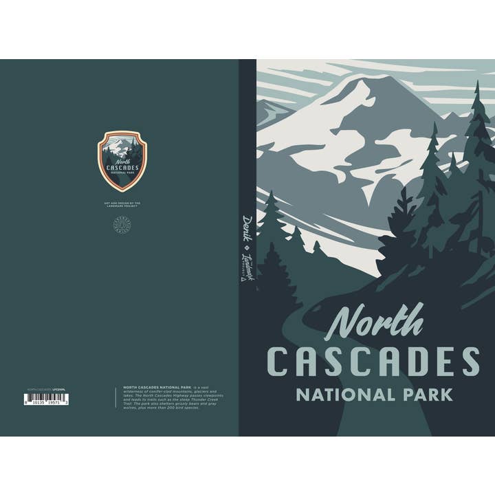 North Cascades National Park Classic Layflat Notebook for wholesale by Denik
