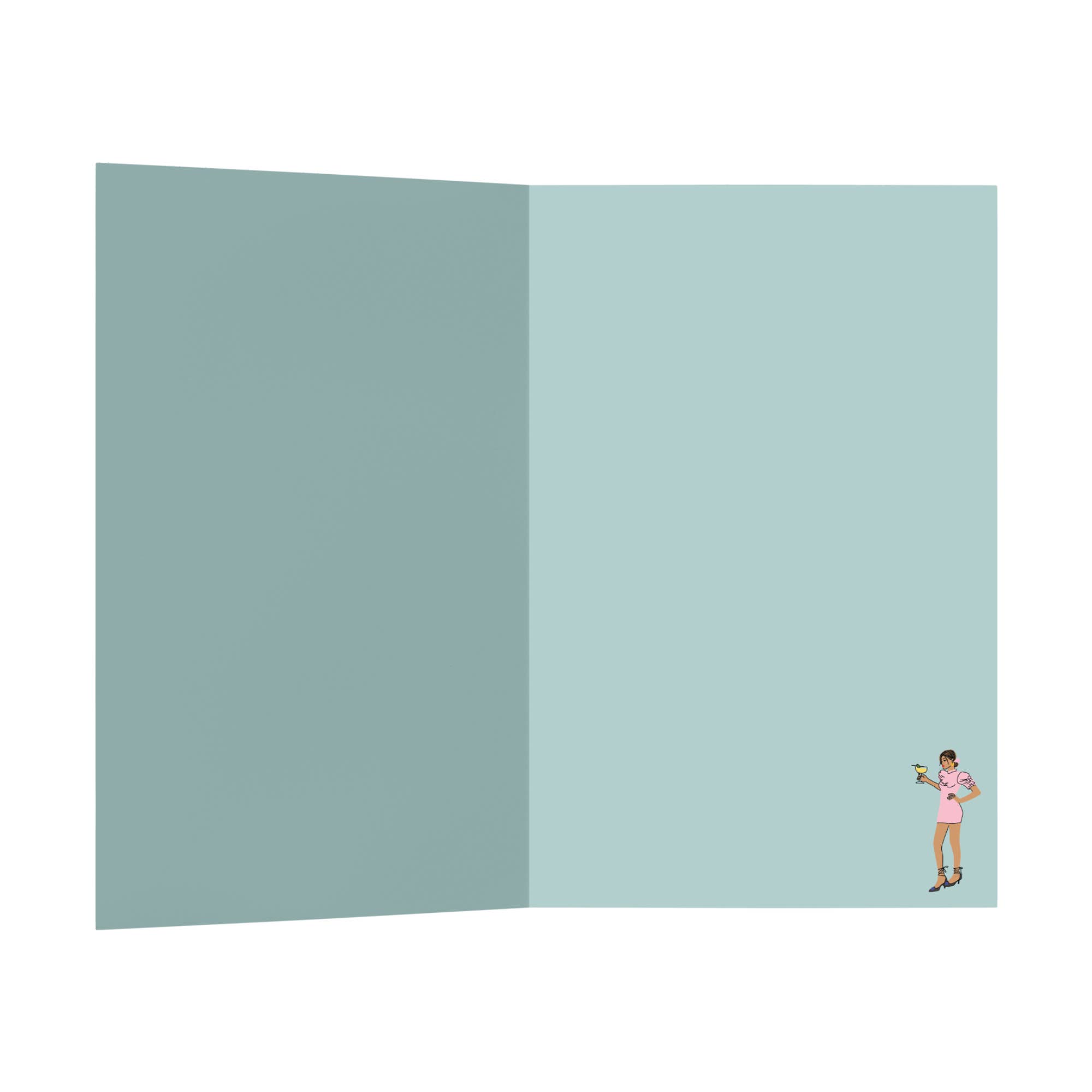 Eat the Moon | Greeting cards and stationery - Vendita all'ingrosso Biglietti di auguri di Natale - Più sugo per favore biglietto di Natale1