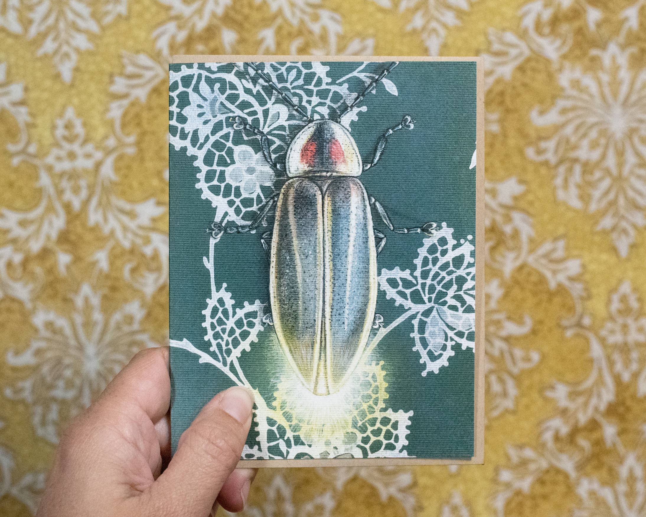 Emily Uchytil - Wholesale Stationery/Notecard Set - Firefly - Lightning Bug - Note Card2