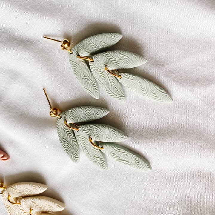 SageClayCo - Wholesale Dangle Earrings - Dahlia | Spring Edition4