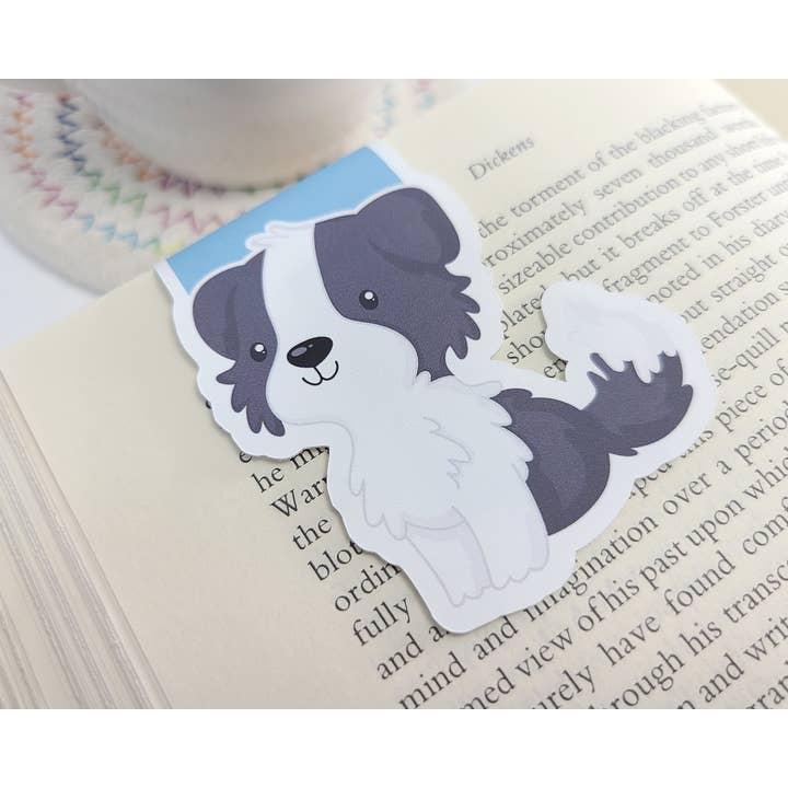 Dog B&W Magnetic Bookmark for wholesale by FunUsual Suspects