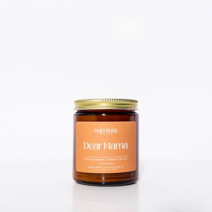Daily Burn Candle Studio - Wholesale Jar/Filled Candle - Dear Mama Candle