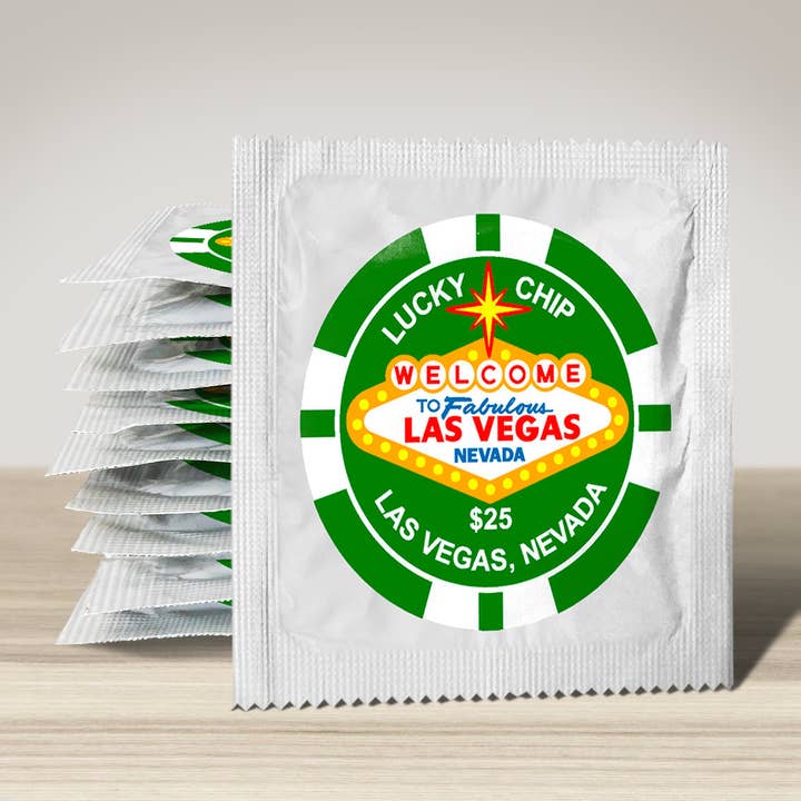 Kondom: Kondom: Lucky Chip Green für den Großhandel von CALLVIN EU