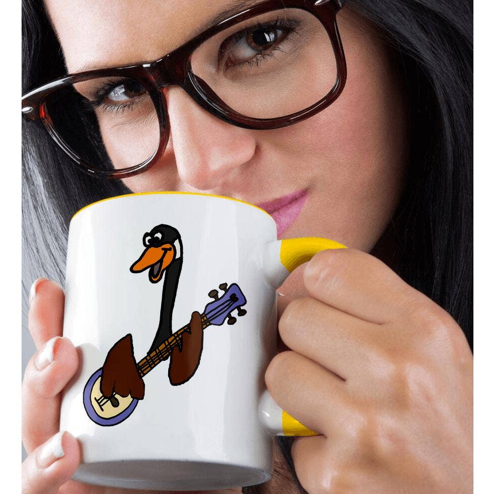 3dRose - Wholesale Coffee Mug - 3dRose, Funny Goose playing the Banjo, Mug1