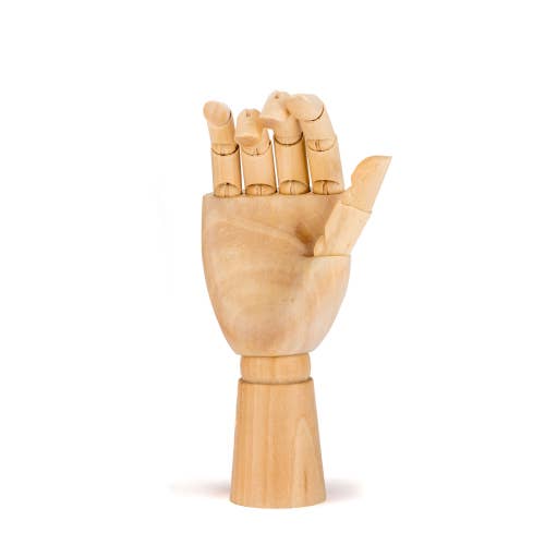 Model Wooden Hand for wholesale by Loxley Arts