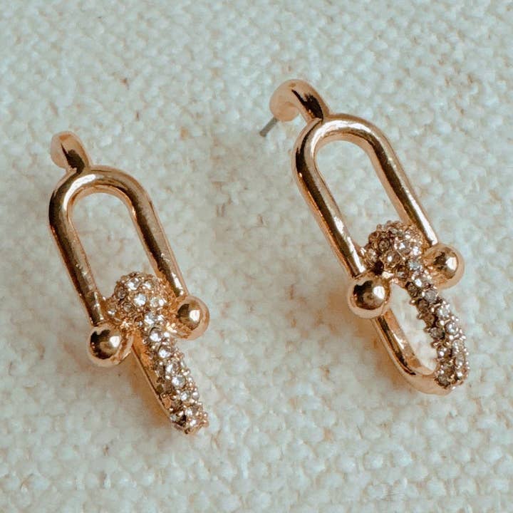 Glam U Chain Earrings for wholesale by Ellison+Young