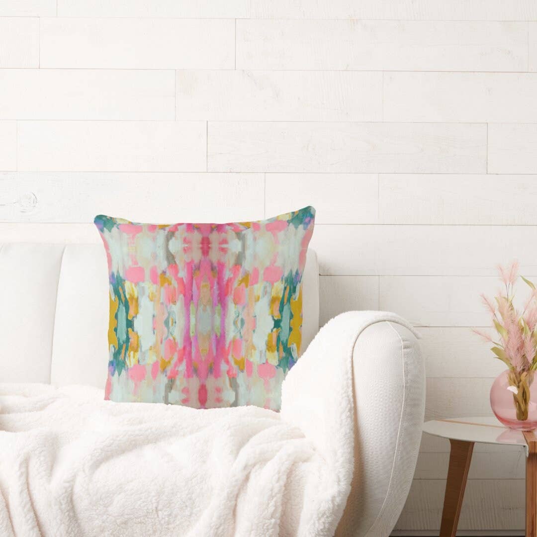 Hound and Hog – Almofada decorativa/de sofá por atacado – Almofada Decorativa Layla com Estampa Abstrata e Arte Moderna2