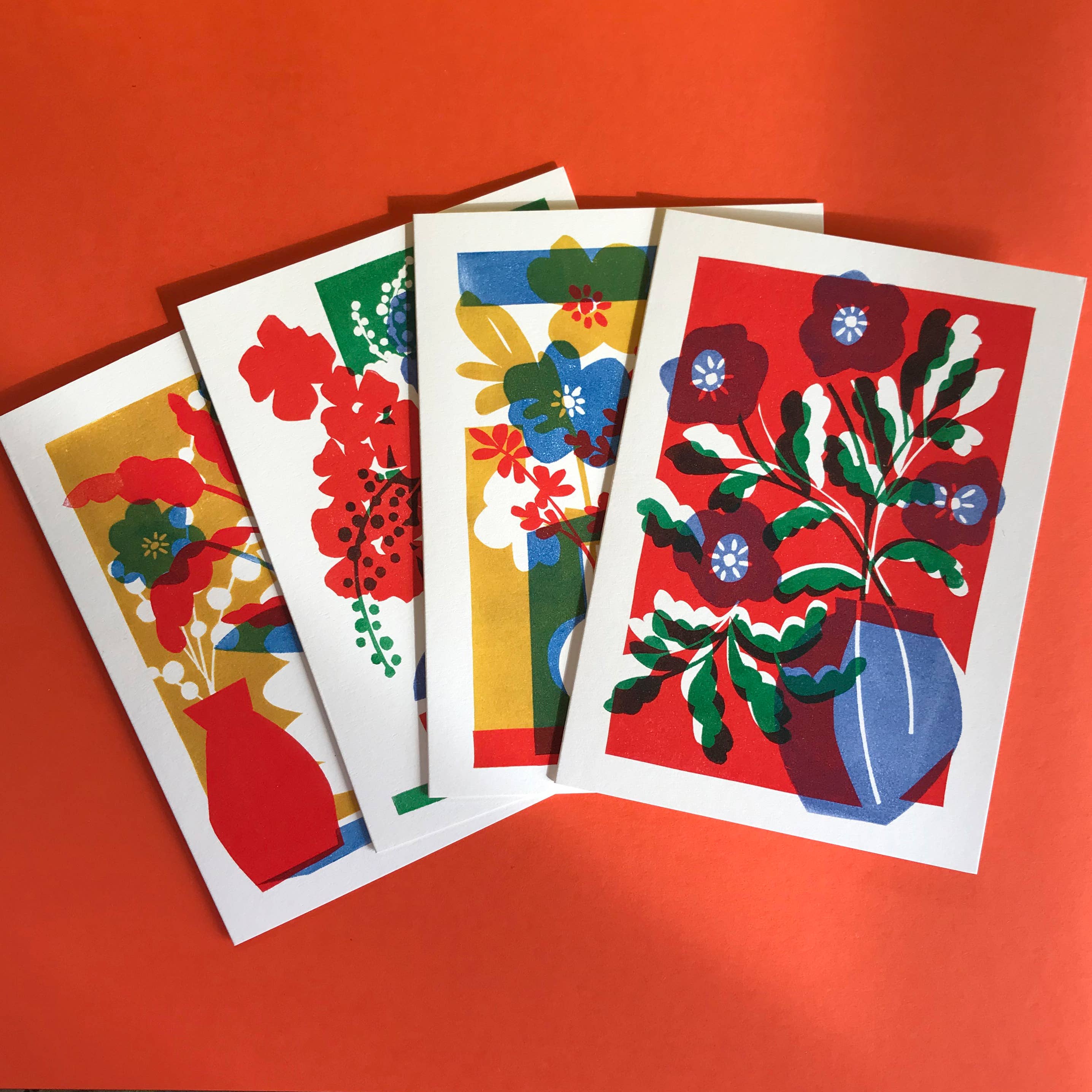 Pressed and Folded - Wholesale Everyday Greeting Card - Flora 4 Greeting Card1