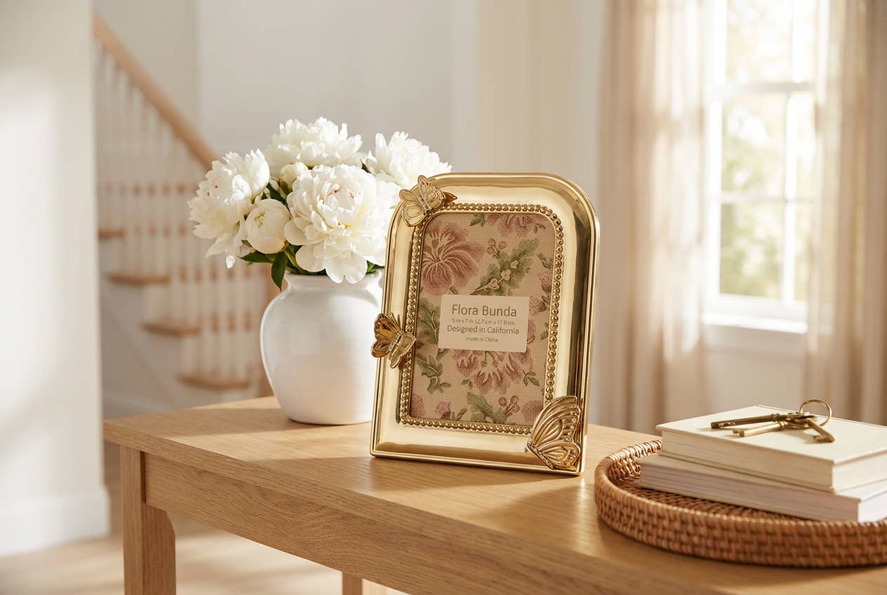 Flora Bunda Inc - Wholesale Picture Frame - Gold Butterfly Decorative Photo Frame2