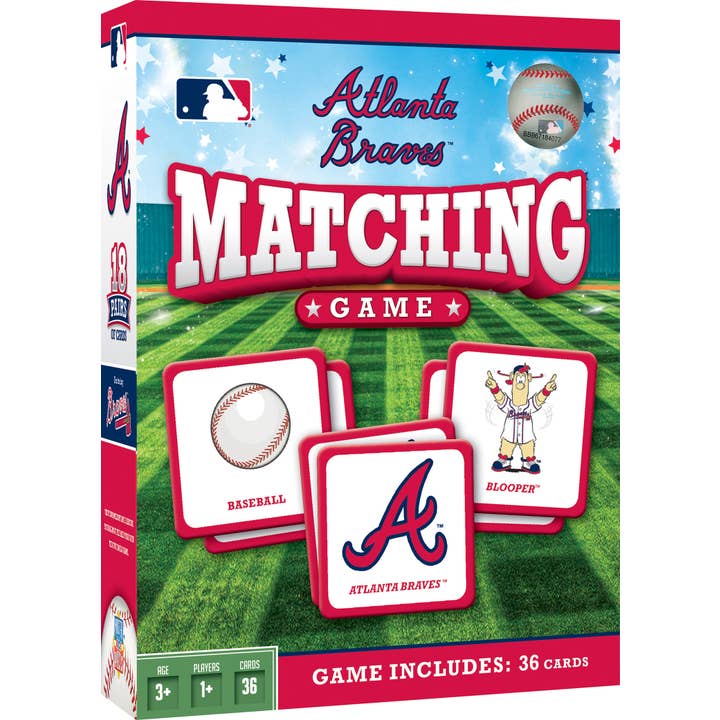 Atlanta Braves Matching Game for wholesale by Masterpieces Puzzles