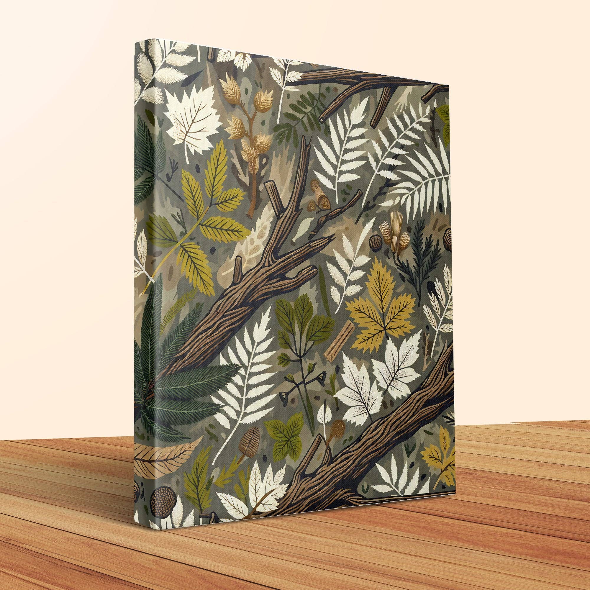 FreakyTeeFactory - Wholesale Art Print - Botanical Forest Illustration Wall Art, Vintage Nature Themed Poster, Rustic Home Decor Canvas Print7