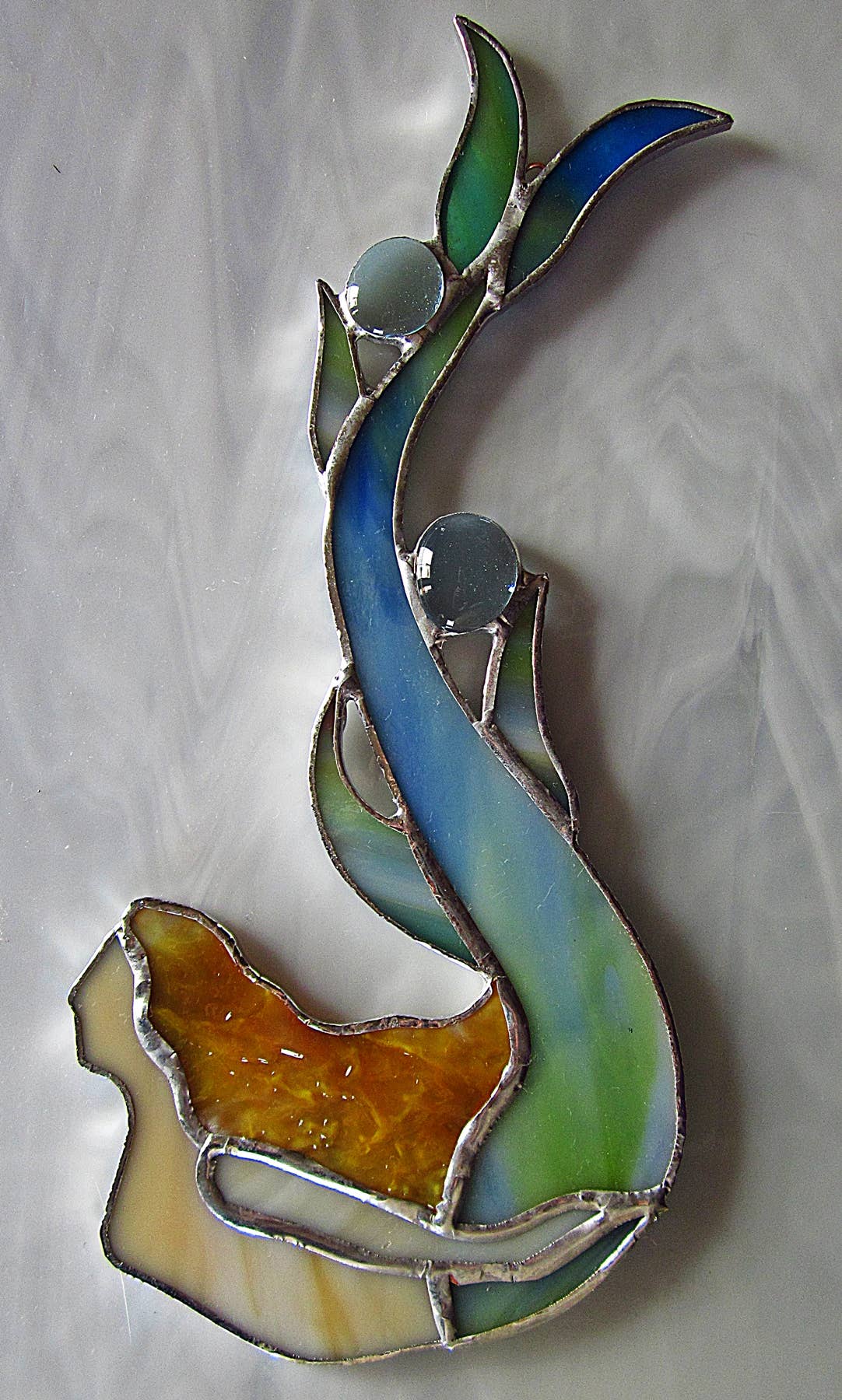 REMOVED BRAND - Wholesale Suncatcher - Mermaid stained glass hanging suncatcher7