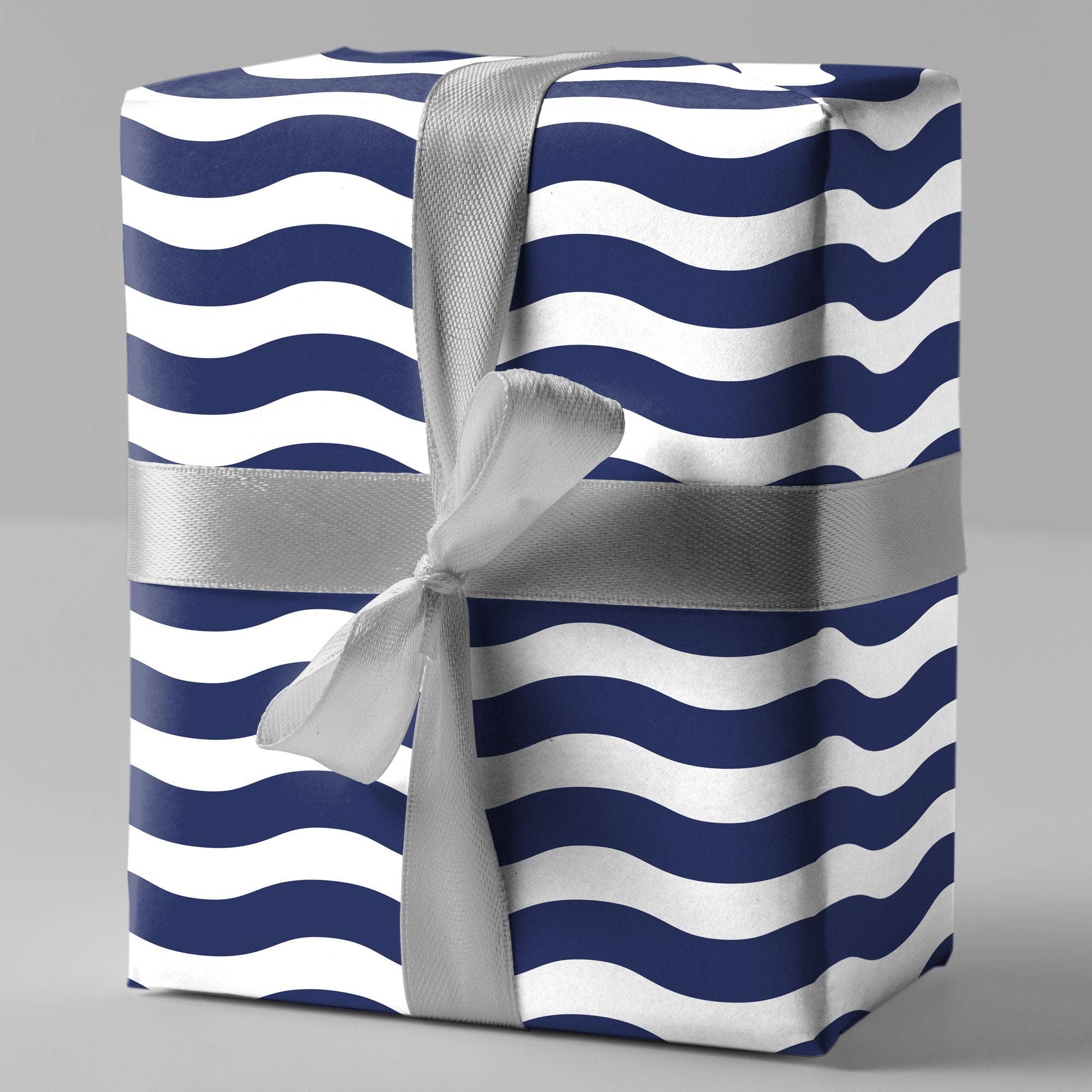 Naturbedacht - Wholesale Flat Wrap - Wrapping paper - wavy stripes - No. 2273