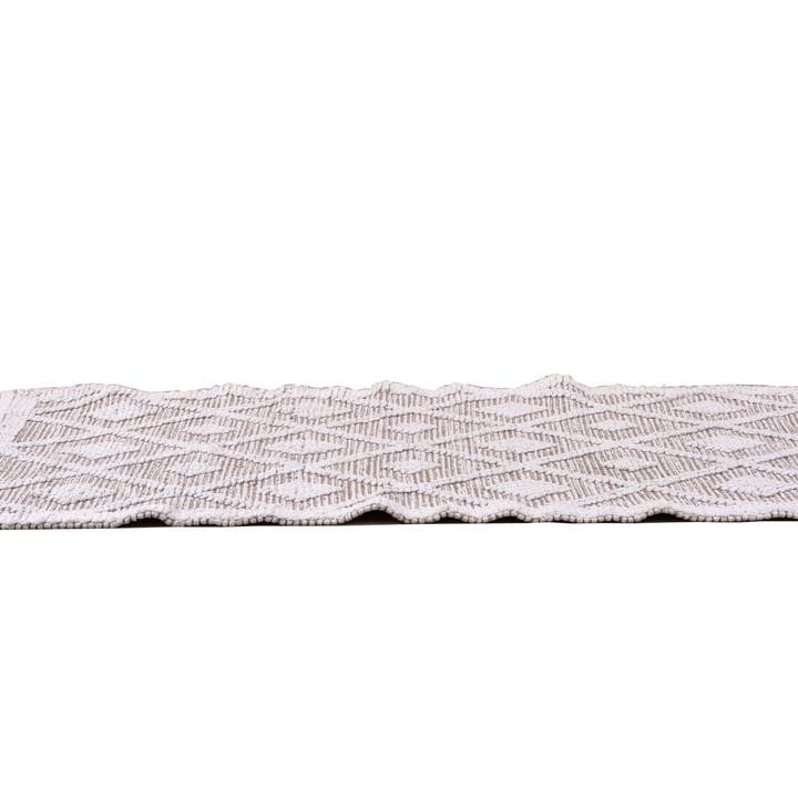 Tappeto 100% cotone naturale/beige 27" x 55" per la vendita all'ingrosso da parte di Spitiko Homes