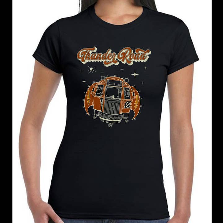 Left Of The Dial - Wholesale T-Shirt (Graphic) - Unisex - Thunder Road. Explorers. Limited Edition Shirt.
