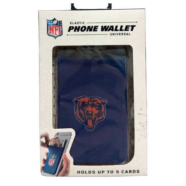 St. Louis Wholesale LLC - Wholesale Phone Wallet - Unisex - Chicago Bears Wallets - Single Pack - Phone Wallets - Strong