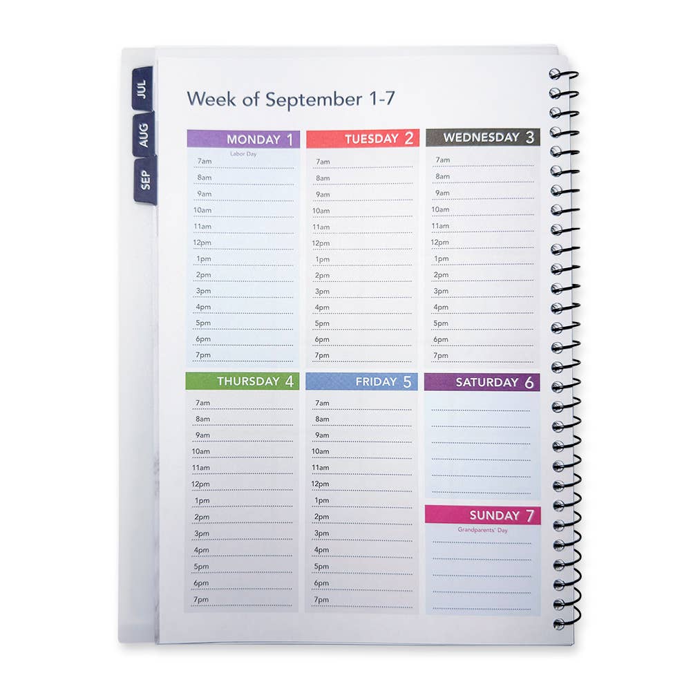 RE-FOCUS THE CREATIVE OFFICE - Wholesale Planner - 2025-2026 Academic Calendar Planner – Weekly & Monthly Views4