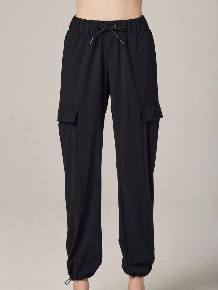 Loosen Up Black Jogger for wholesale by 925fit