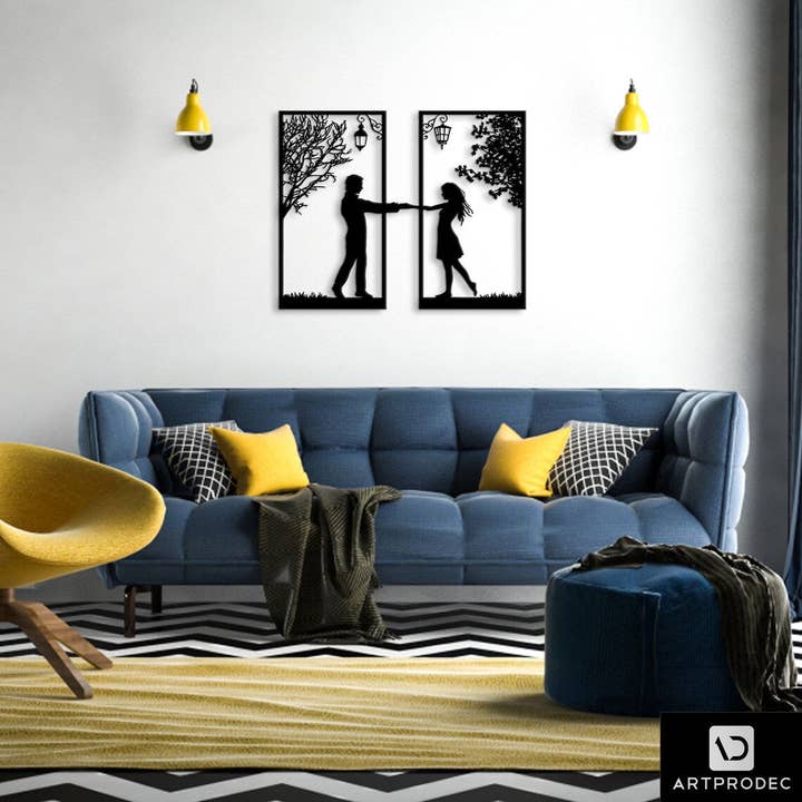 Love Sign metalen muurkunst, interieurdecoratie voor wholesale door benjashop