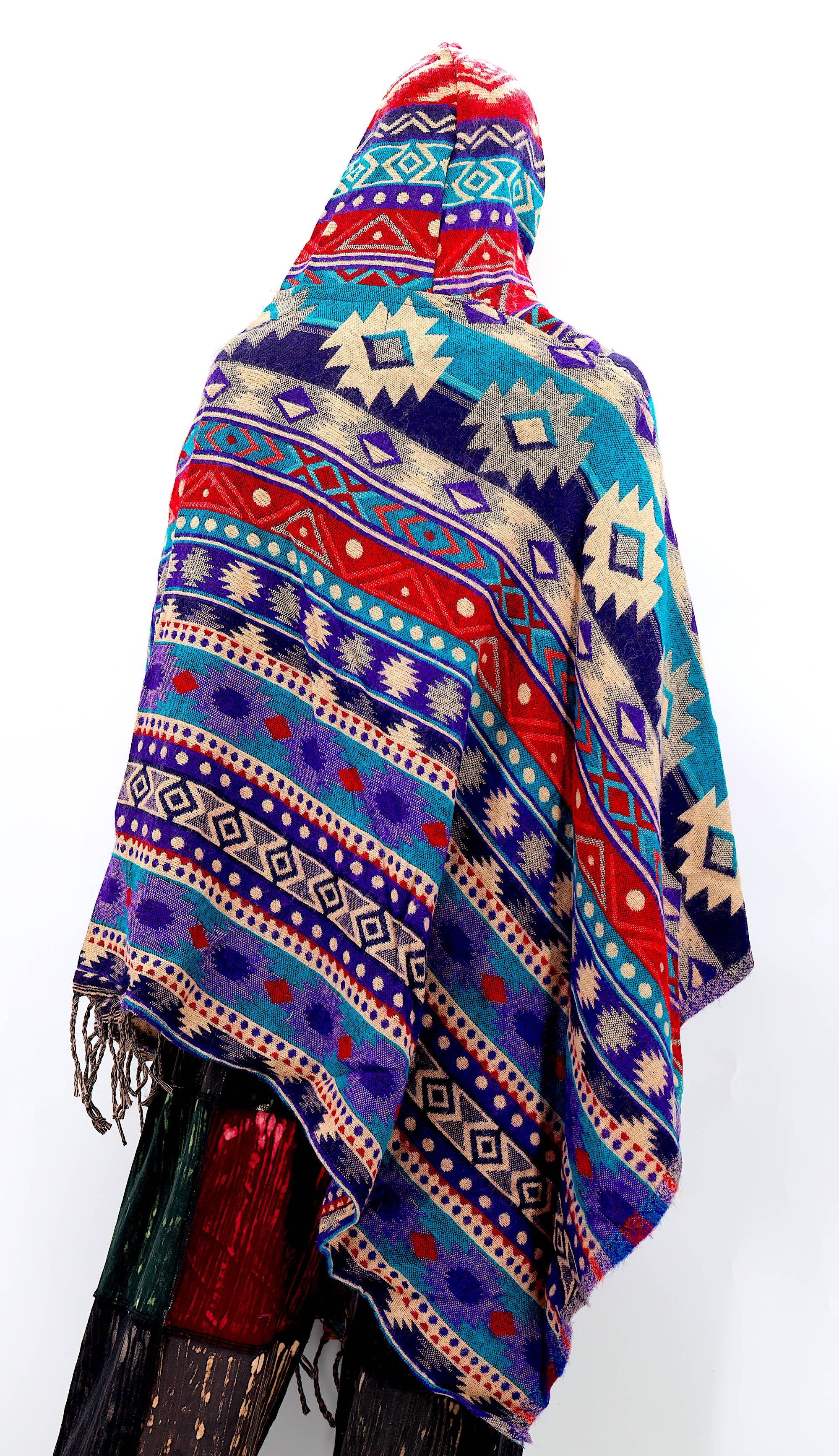 Himalaya Handmade – Großhandel Poncho – Unisex – Acrylic-Poncho mit vielfältigen Mustern4