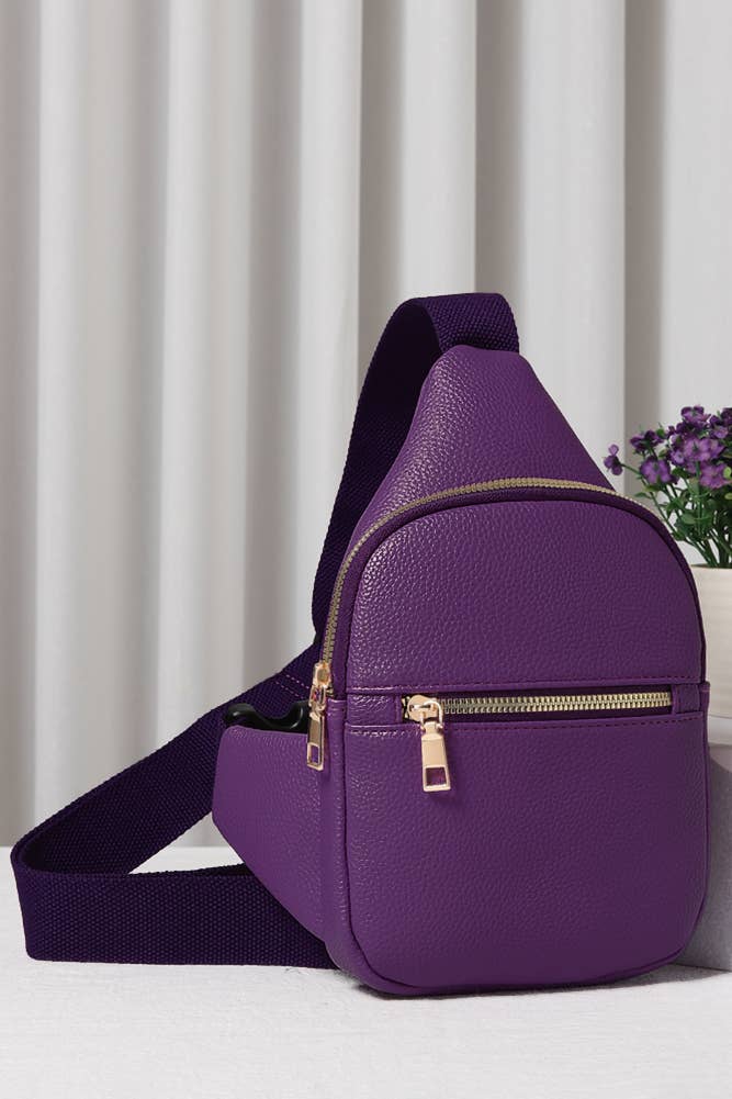 Hana – Engroshandel Crossbodytaske - Dame – Solid PU slynge taske33