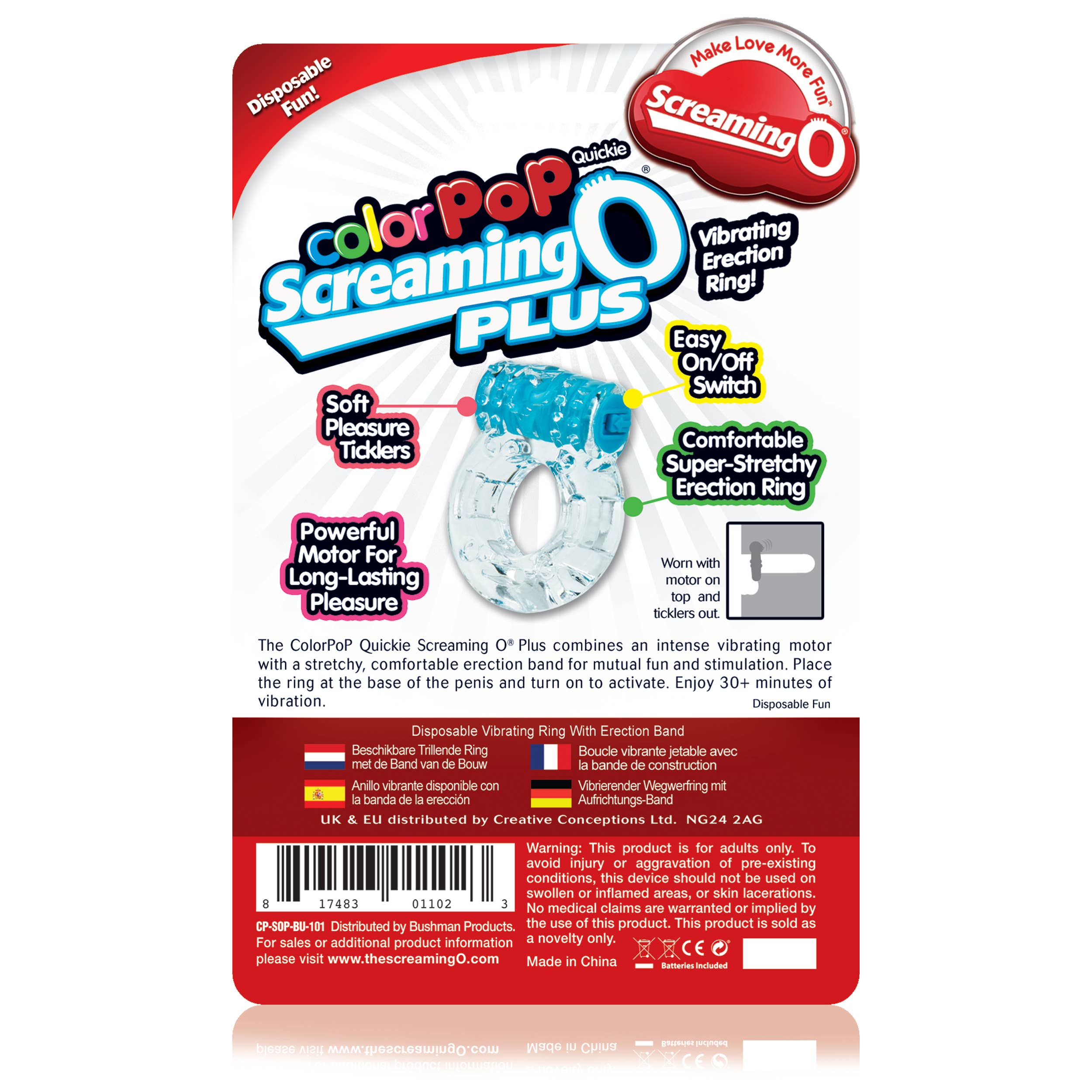 Screaming O - Wholesale Sex Toy - Screaming ColorPoP Plus Quickie Sex Toy6