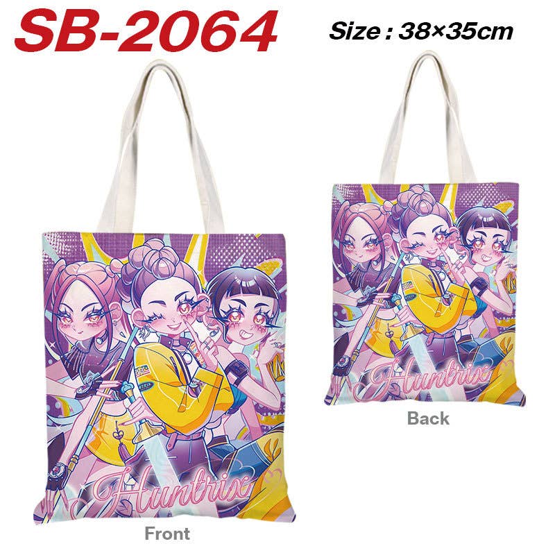 Little Trendy - Vente Tote bag – femme - Sac fourre-tout en toile à impression intégrale inspiré du K-pop KDH3