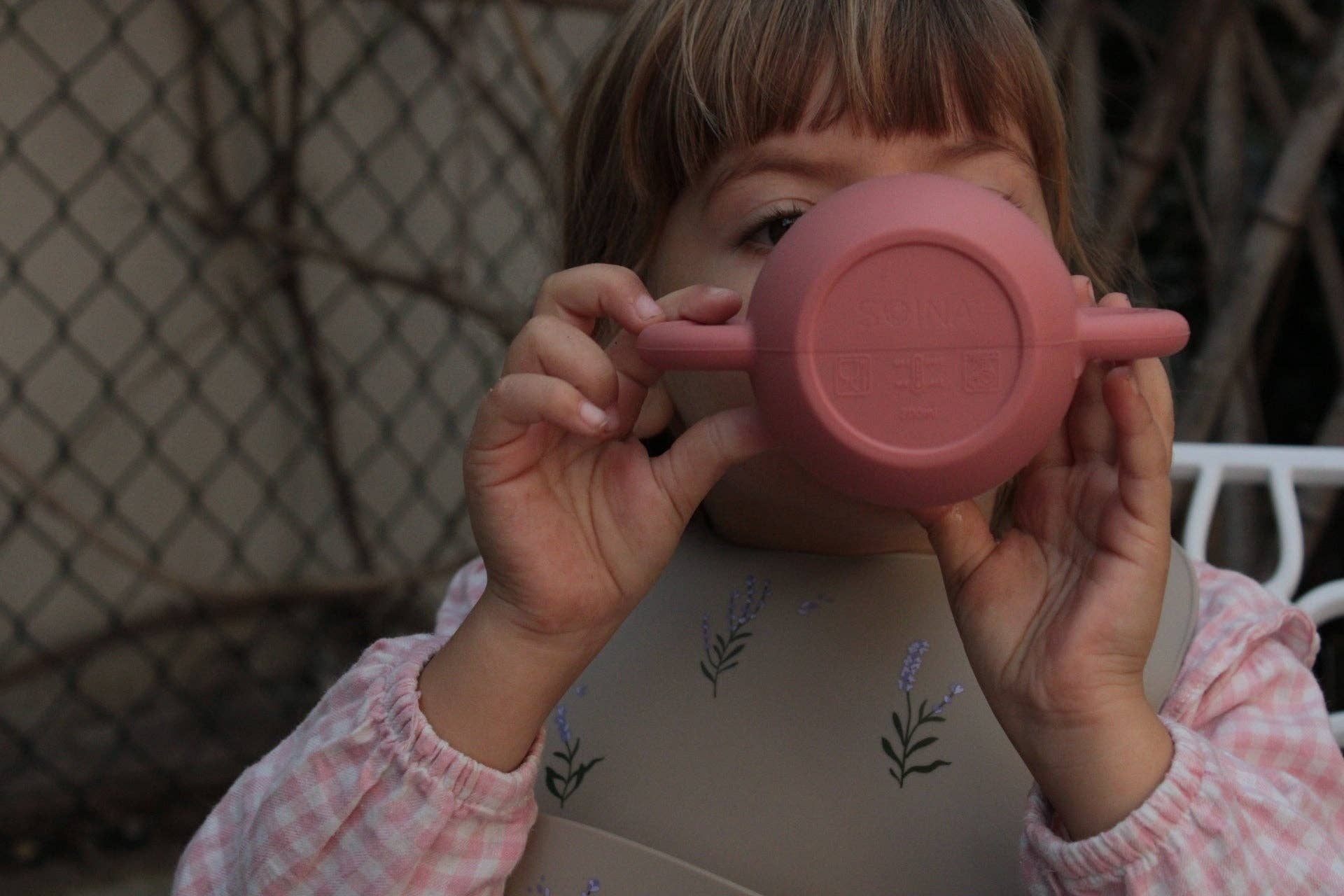 Soina - Wholesale Drinking Glass/Cup - Kids & Baby - 3-in-1 Tumbler - Antique Rose6