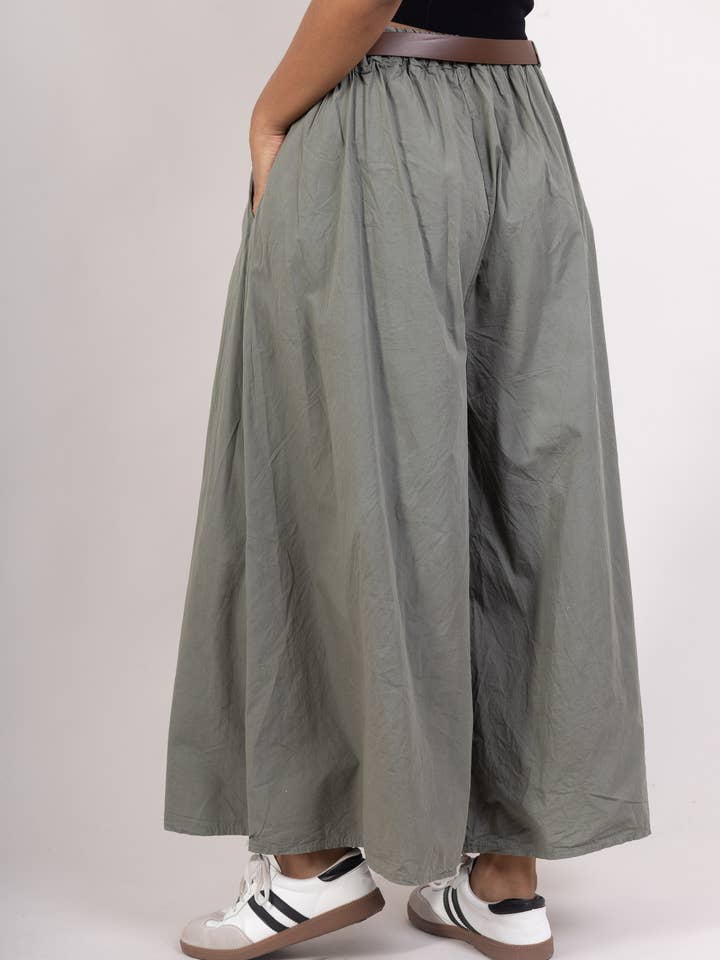Pépouz' Paris - Wholesale Pants - Women's - Wide pants with belt PPN2527