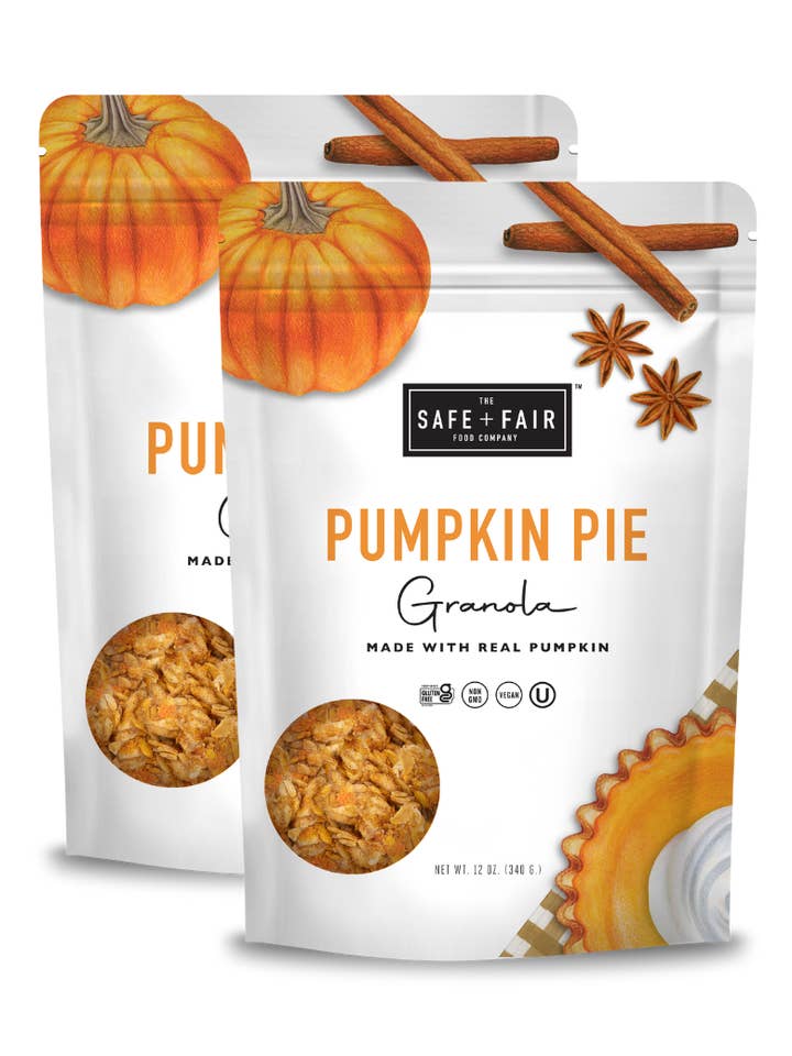 Pumpkin Pie Granola Pack for wholesale by The Safe + Fair Food Company