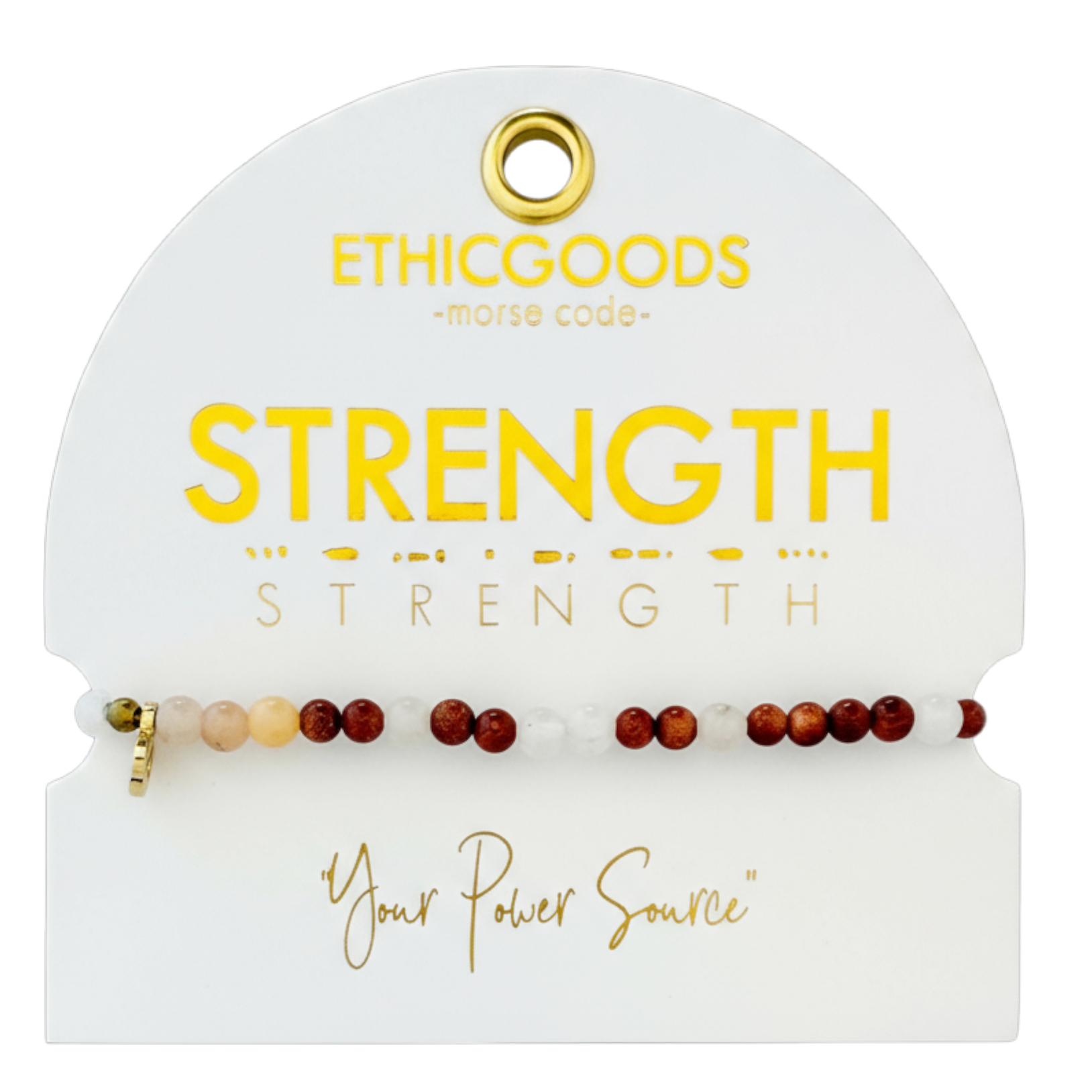 ETHICGOODS - Venta al por mayor Pulsera de cuentas - Pulsera Morse Code | STRENGTH2
