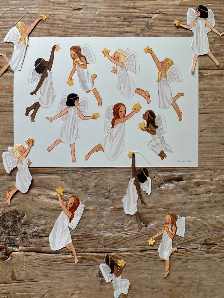 Engle med stjerner for wholesale by Tall Hat Tales