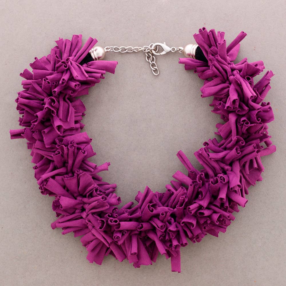 Sonata – wholesale Snap-smycken – Franshalsband Tyg6