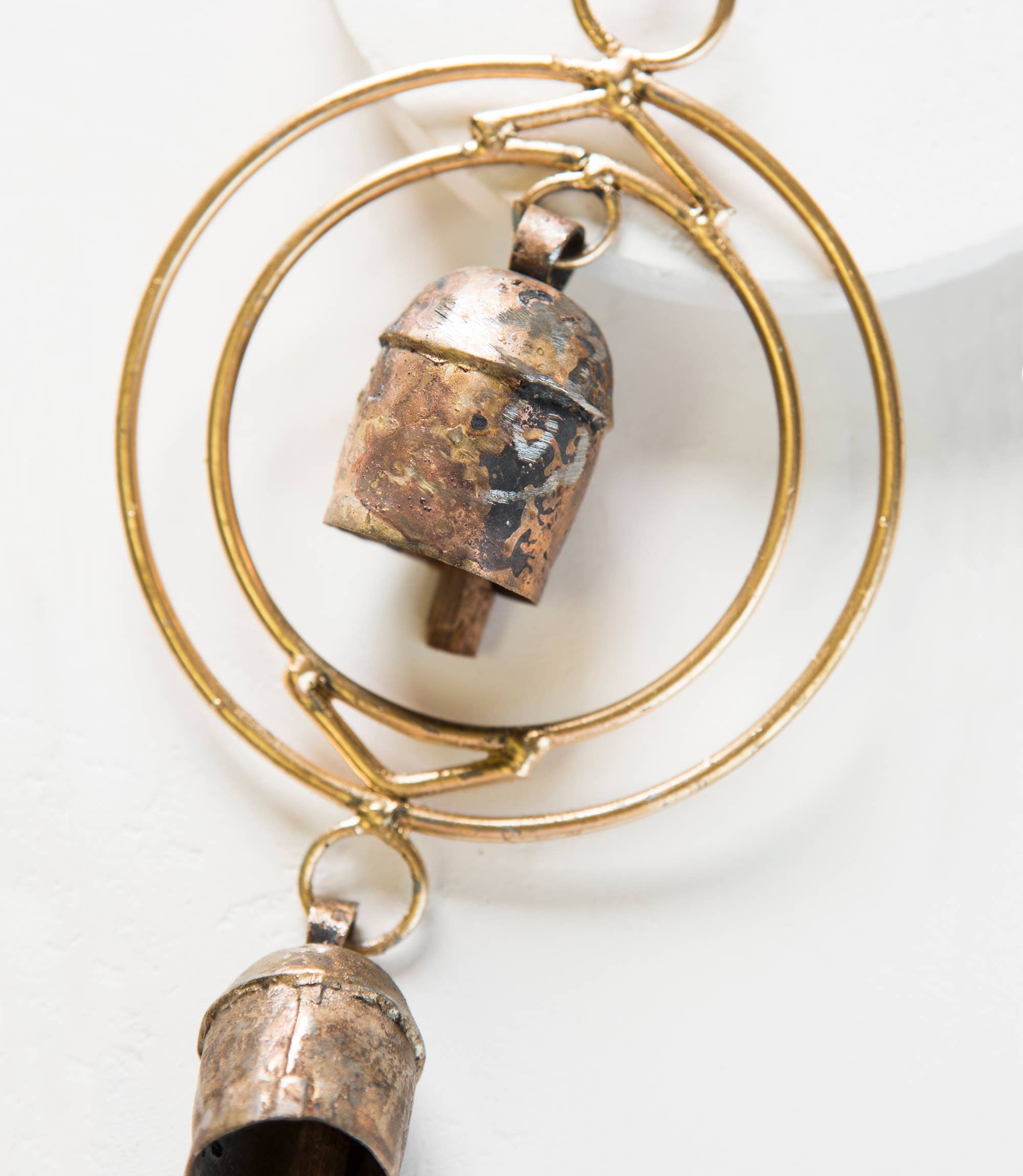 Matr Boomie Fair Trade - Wholesale Wind Chime - Ushas Dawn Short Rustic Bell Wind Chime - Handmade1