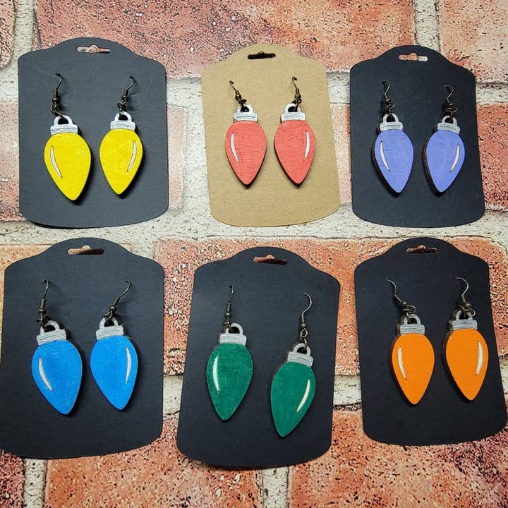 Kerst licht oorbellen voor wholesale door Mars & Me