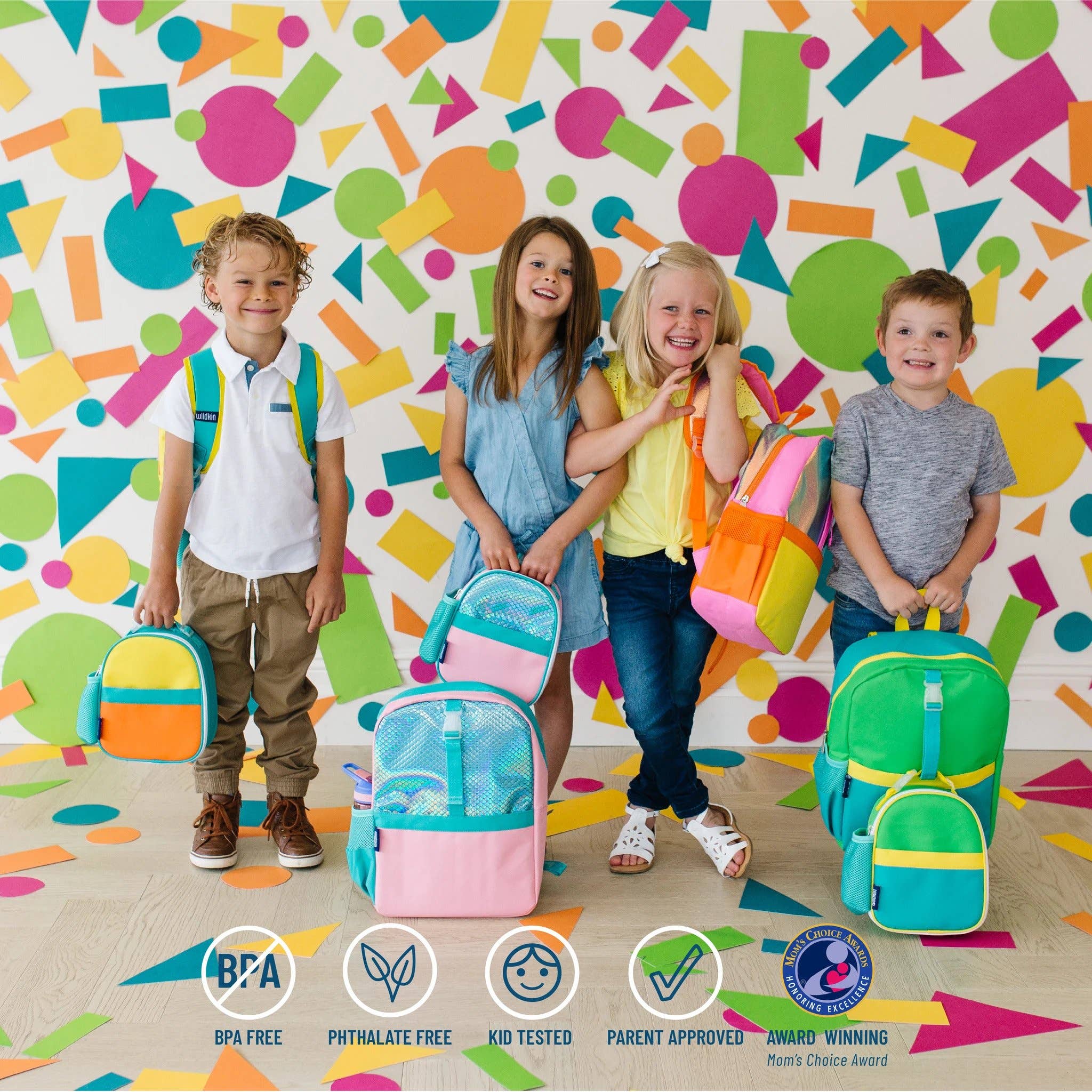 Wildkin - Wholesale Backpack - Kids - Orange Shimmer Pack It All Backpack6