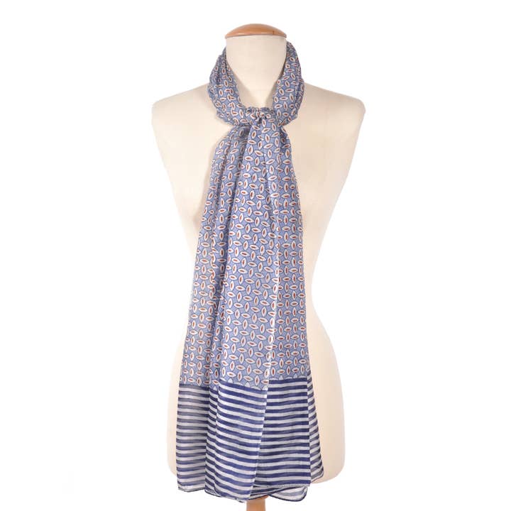 Blaise Silk Scarf, 30 x 70 inches for wholesale by Found Object