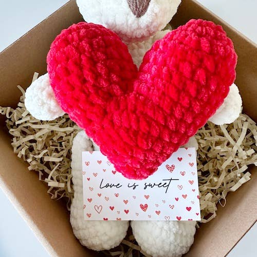 THE CROCHET DOLLS LIMITED - Wholesale Stuffed/Plush Toy - Kids & Baby - Valentines Love Teddy Bear3