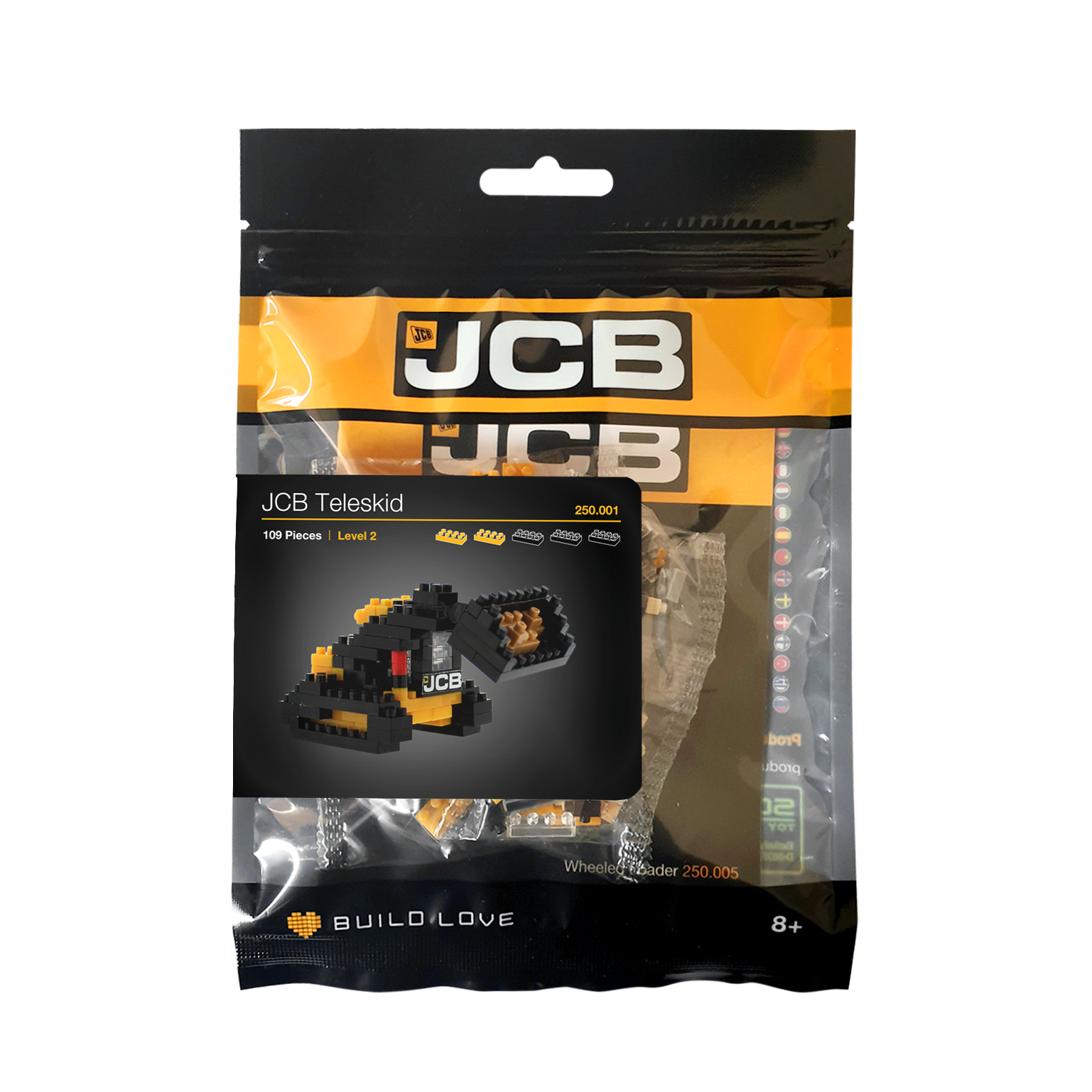 Brixies - Wholesale Build-a-Toy - Kids - JCB compact loader2