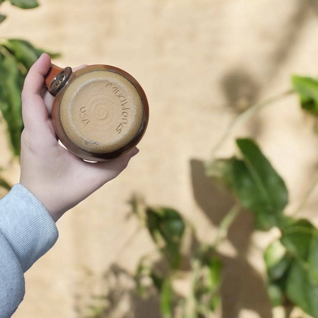 MudWorks Pottery - Wholesale Coffee Mug - Sunflower Mug4