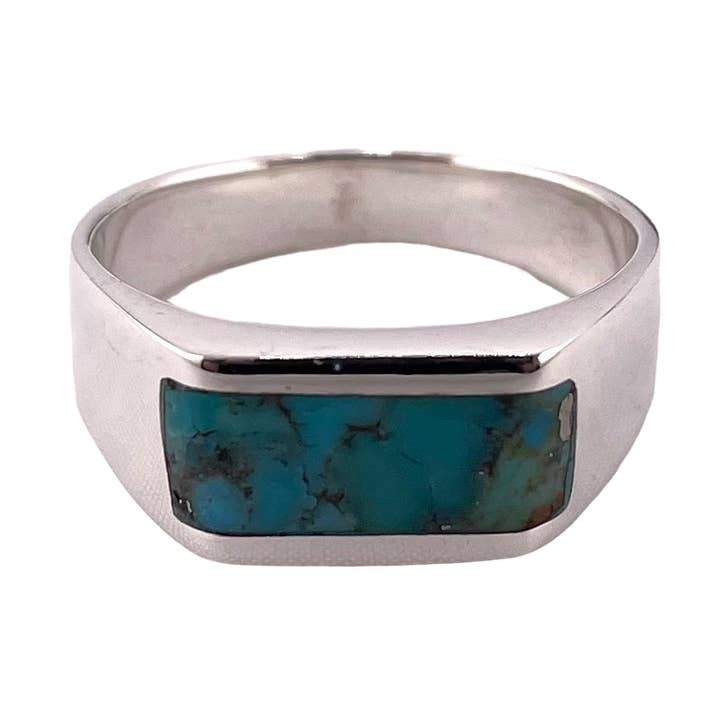 Turkos inläggsstenring Sterling Silver för wholesale av Select Lines