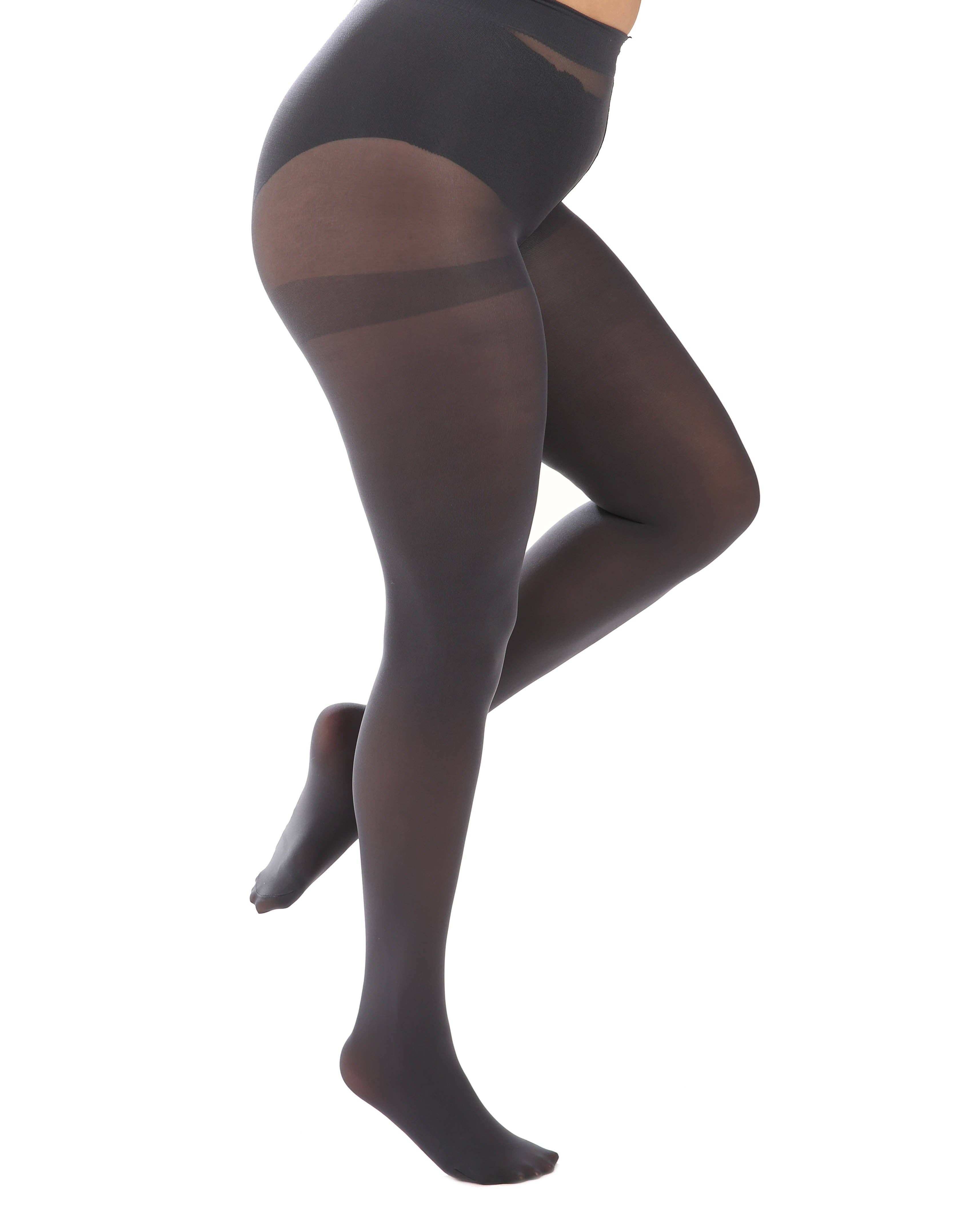 Pamela Mann - Wholesale Tights - Women's - 90 Denier Opaque Curvy Super Stretch Tights9