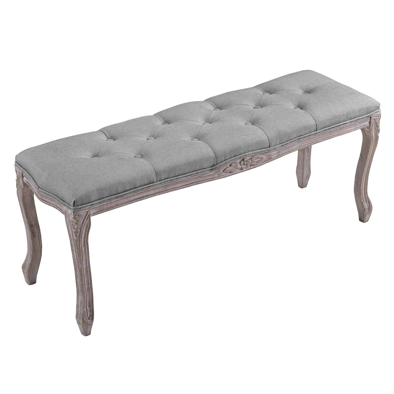 Modway - Wholesale Bench - Regal Vintage French Upholstered Fabric Bench6