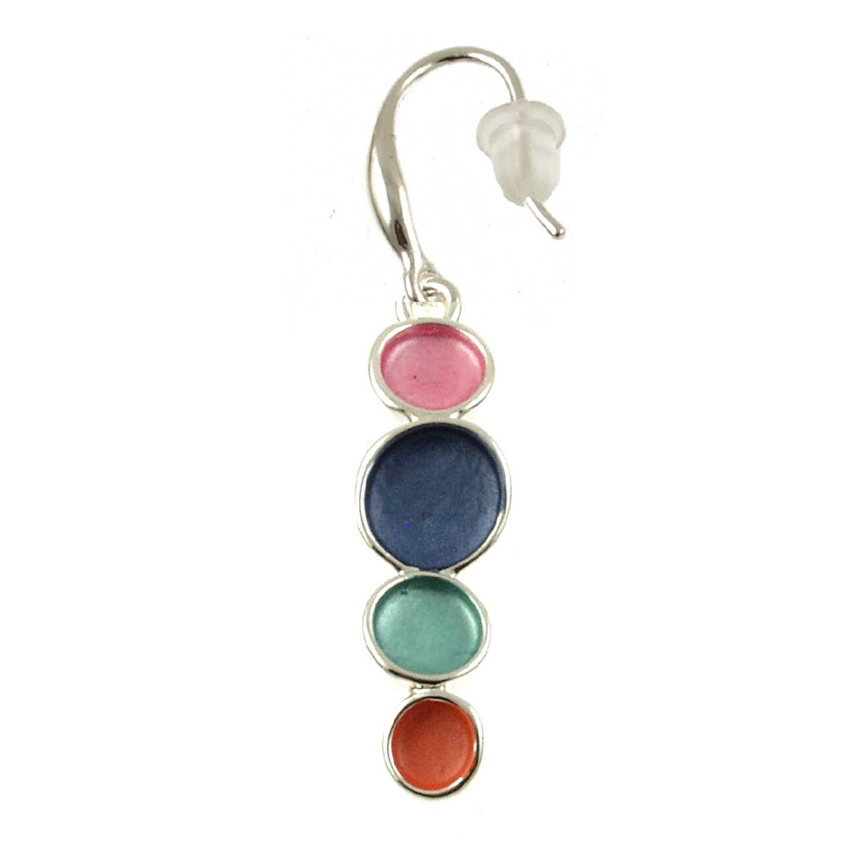 Origin Jewelry - Vente Boucles d'oreilles pendantes - Rangée de points, boucles d'oreilles pendantes, plusieurs couleurs,3