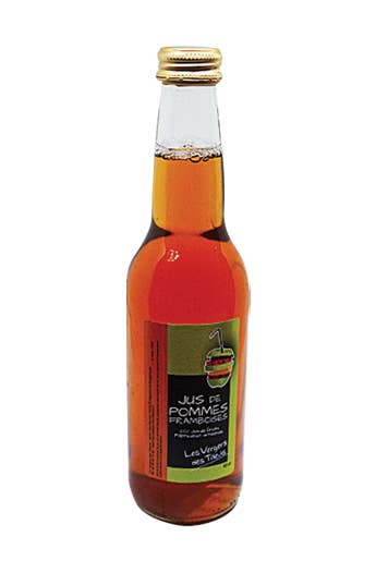 Les vergers des tilleuls - Wholesale Fruit Juice - Apple and raspberry juice 33 cl0