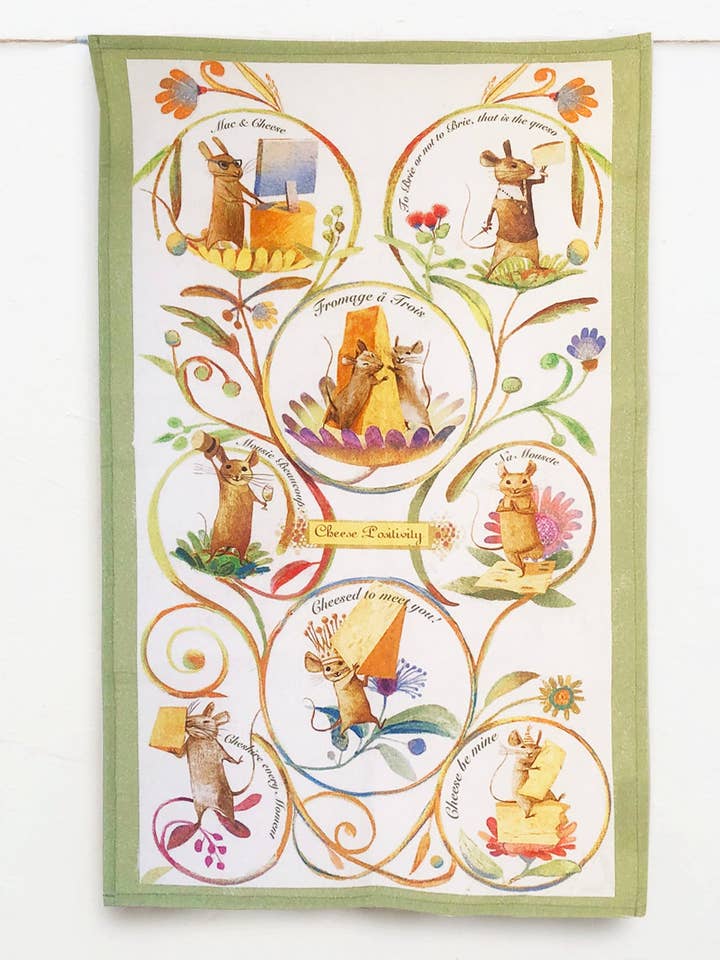 Ost Positivt viskestykke for engroshandel hos Artiphany